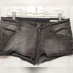 Faded Black Booty Shorts